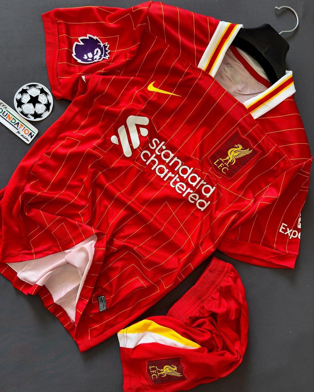 Liverpool 2024 Home Set (With Shorts)